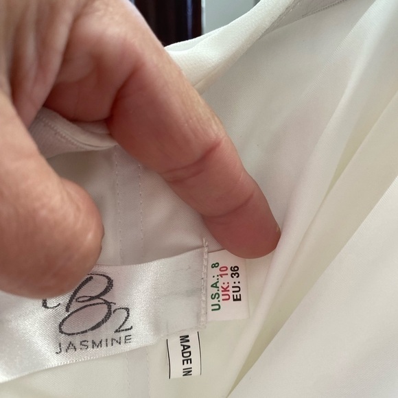 NWT IVORY FULL WEDDING/PROM DRESS SIZE 8 - Picture 5 of 15